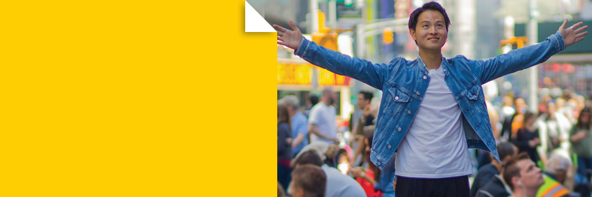 Photo of Berkeley College International Student in New York City.