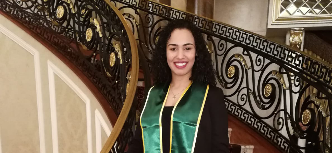 Elizabeth Rosario at Honors Dinner